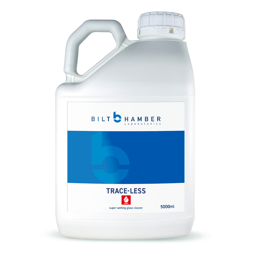 Bilt Hamber Trace-Less glass cleaner container on a white background