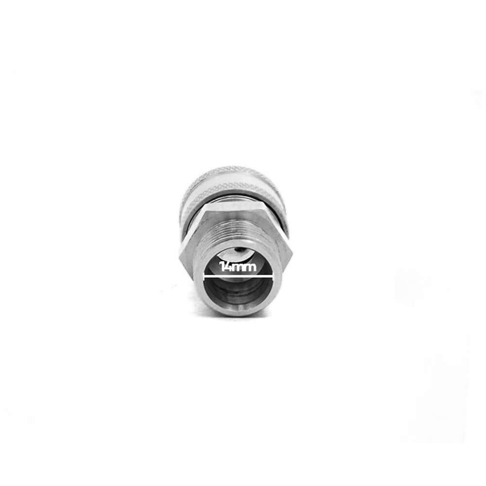 MTM M22 14mm x 3/8" QC Stainless Coupler