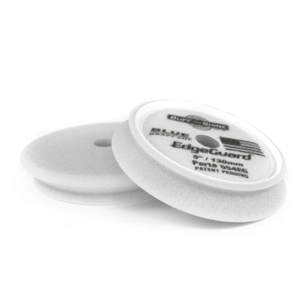 Buff and Shine EdgeGuard White Polishing/Finishing Foam Pad (2 Pack)