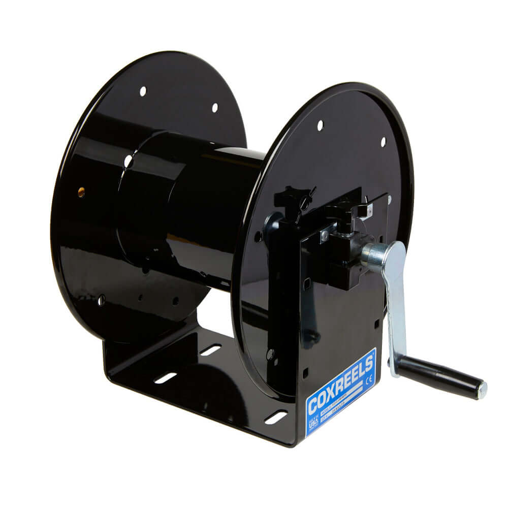 Coxreels 100 Series Hand Crank Hose Reel Black