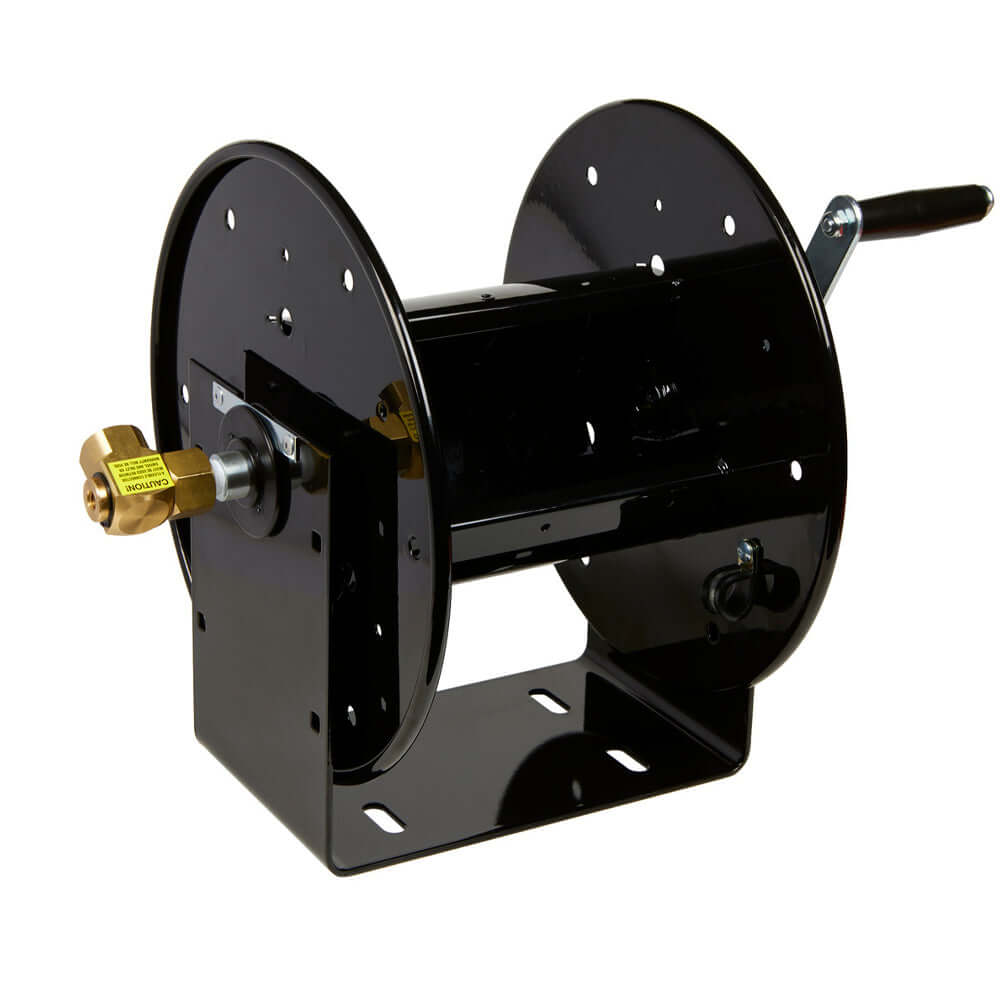 Coxreels 112-3-100 Hand Crank Hose Reel – 3/8in X 100ft Capacity, 4000 PSI, No Hose, Blue