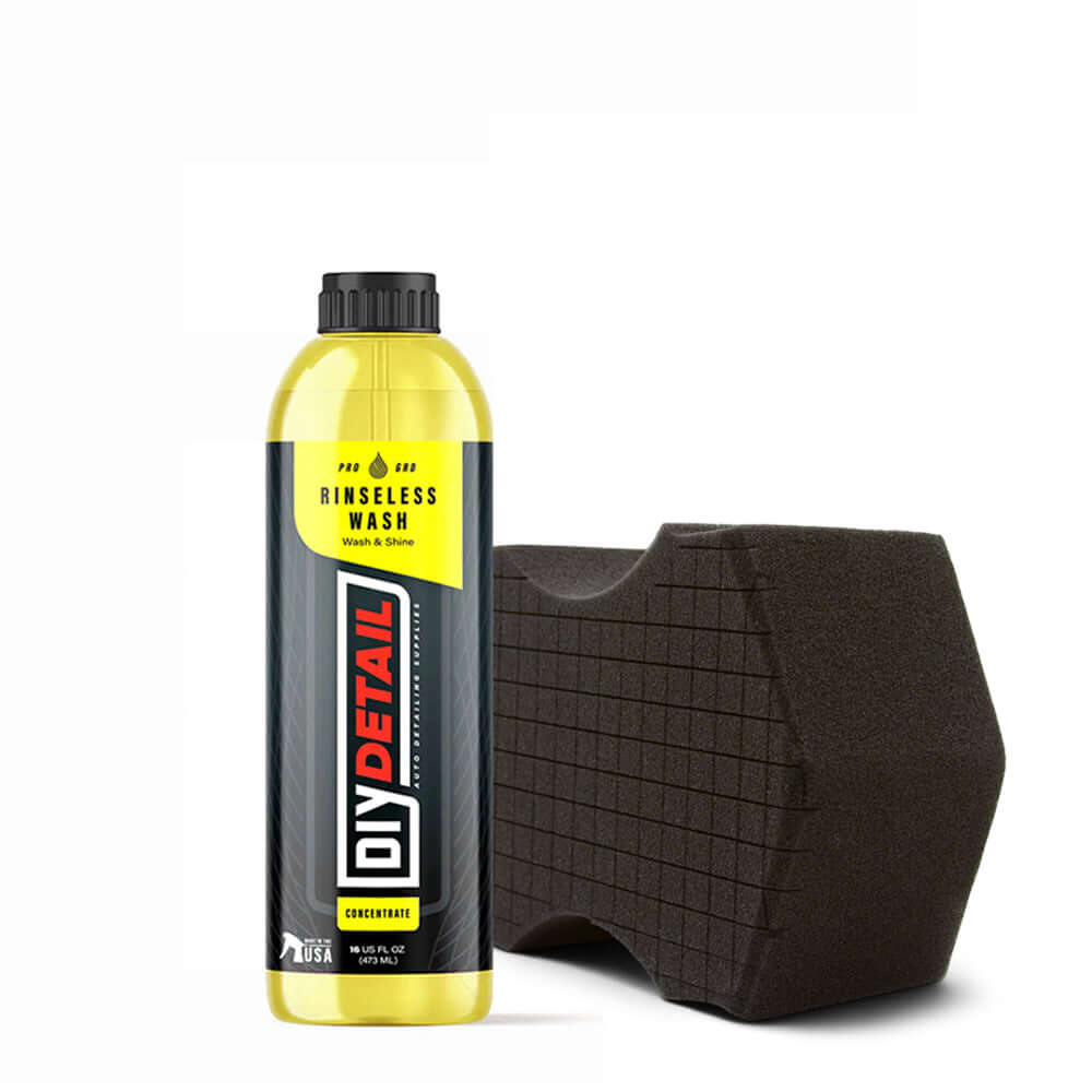 DIY Detail Rinseless Wash v2 + TRC Ultra Black Sponge Kit 473ml