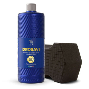 Labocosmetica IDROSAVE Rinseless Wash + TRC Ultra Black Sponge Kit 1L