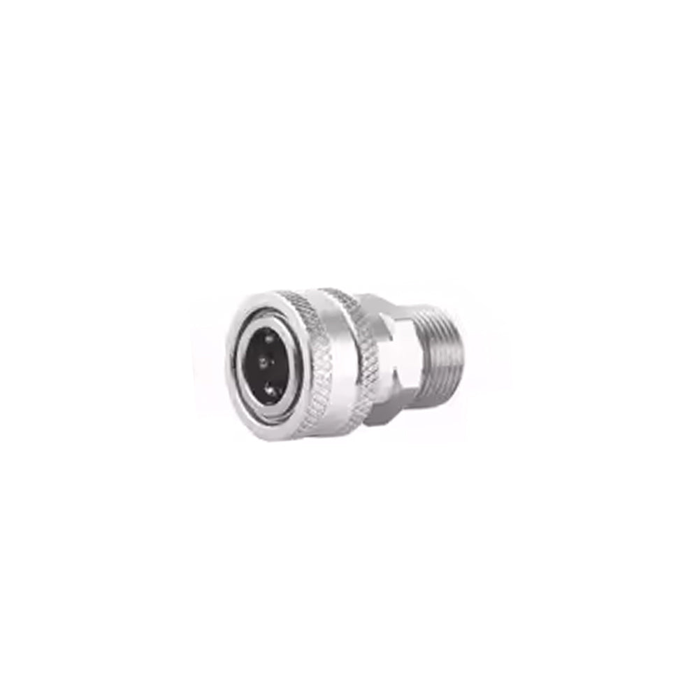 M22 14mm x 3/8" QC Stainless Coupler