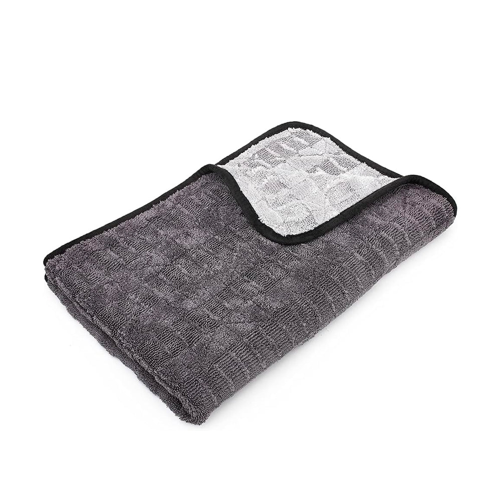 The Rag Company Gauntlet Hybrid Twist Drying Towel - Charcoal / Ice Grey 38x60cm