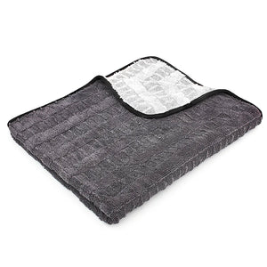 The Rag Company Gauntlet Hybrid Twist Drying Towel - Charcoal / Ice Grey 50x75cm