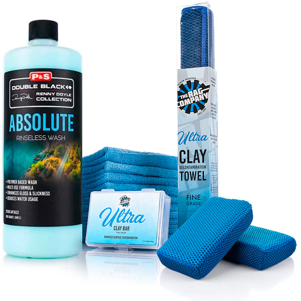 The Rag Company Ultra Clay Kit – Decon Combo Paired with P&S Absolute
