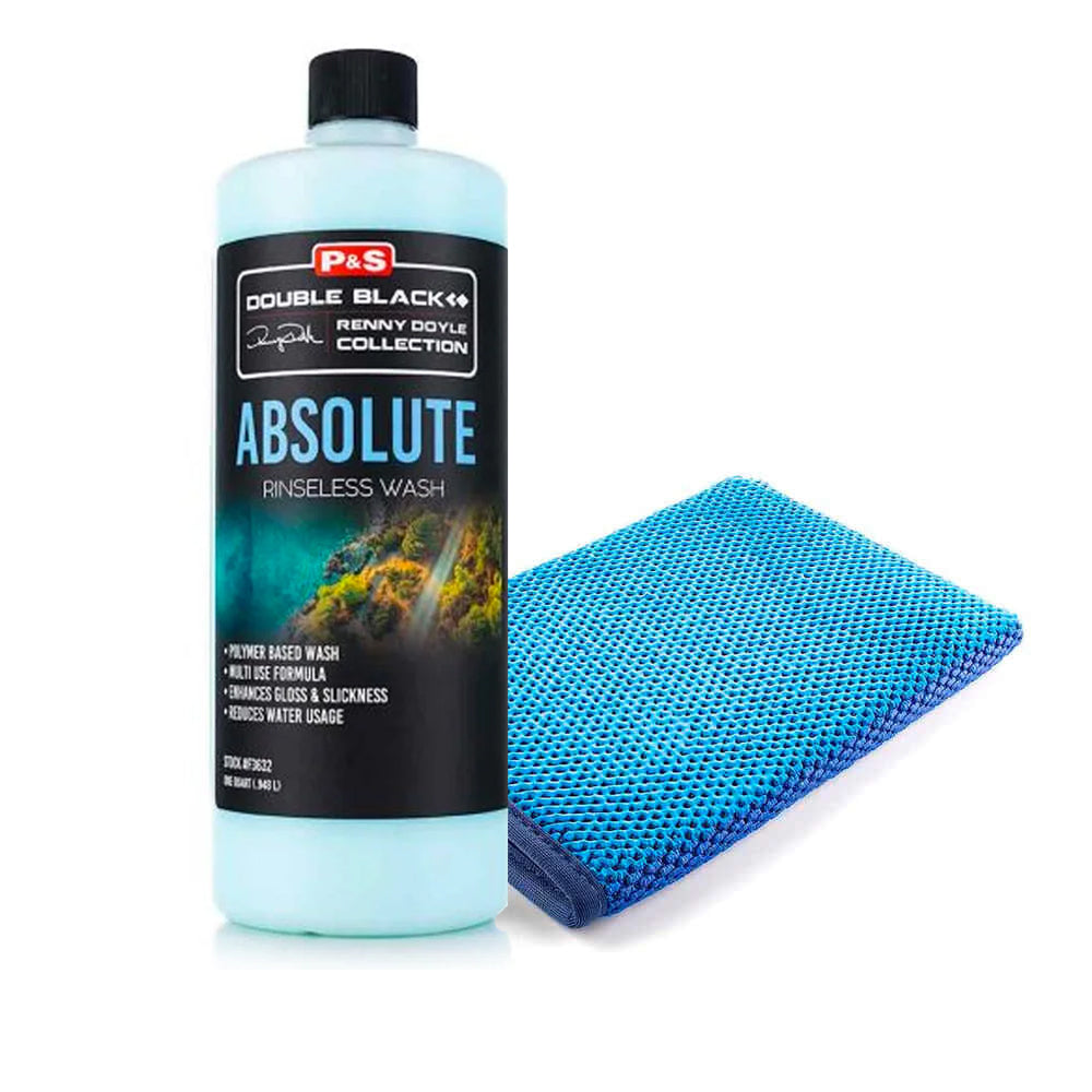 The Rag Company Ultra Clay Mitt and P&S Absolute Rinseless Wash