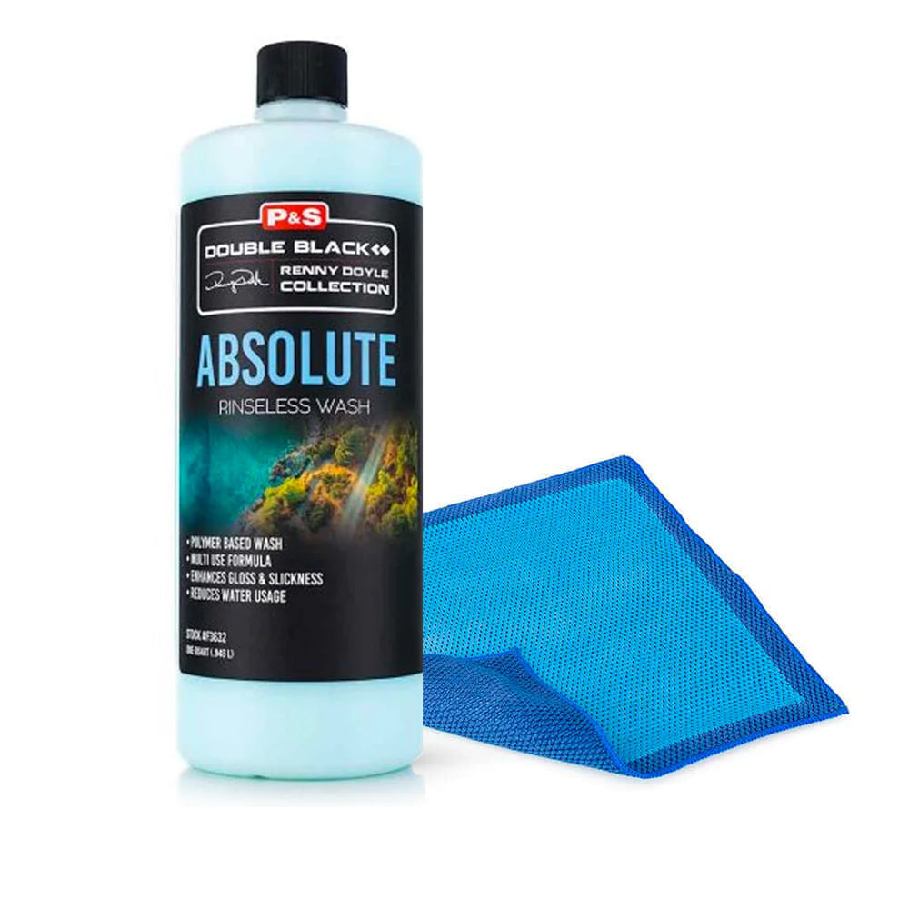 The Rag Company Ultra Clay Towel and P&S Absolute Rinseless Wash