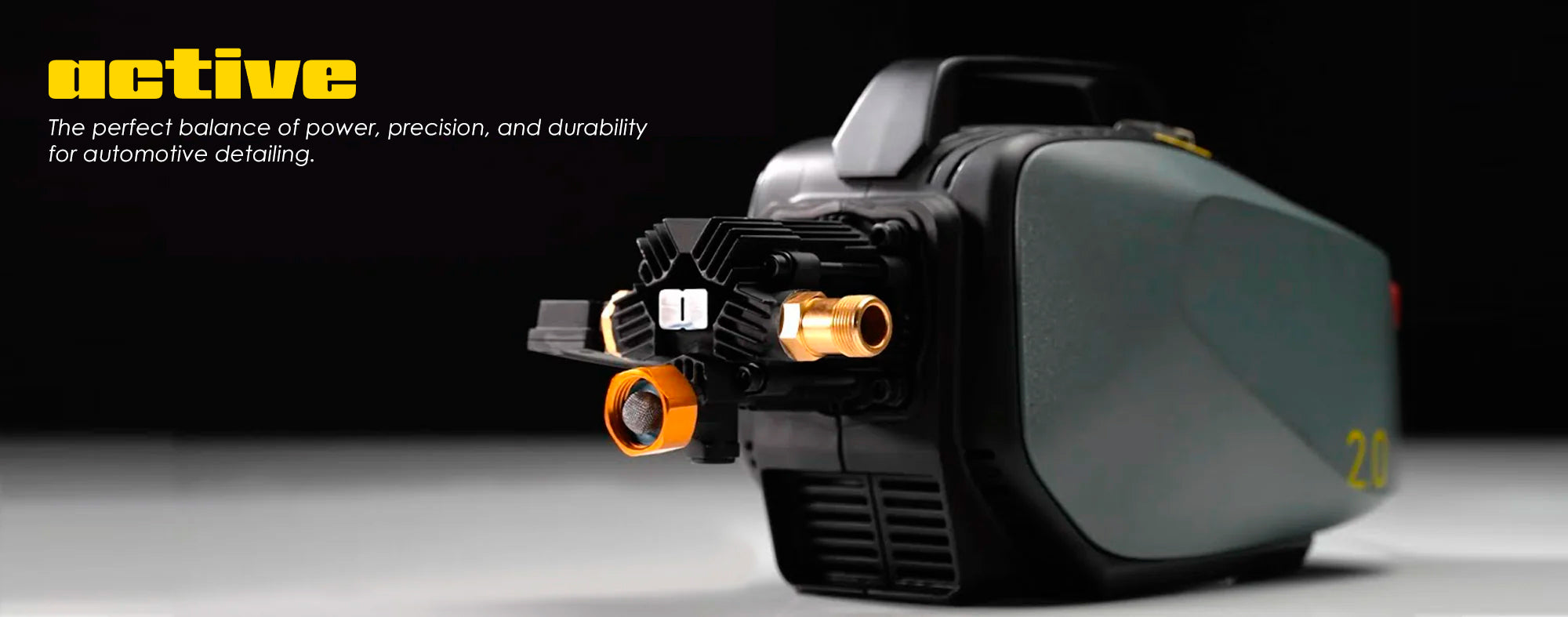 Active 2.0 pressure washer for car detailing featured on hero banner