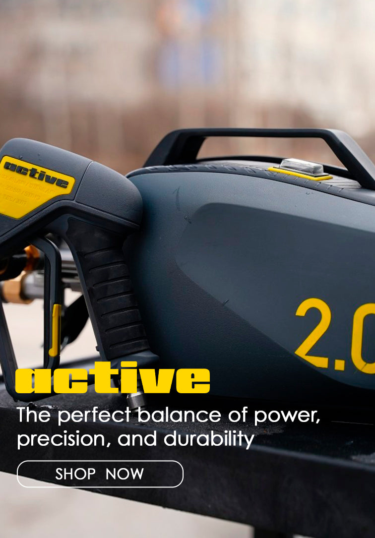 Active 2.0 pressure washer for car detailing featured on hero banner