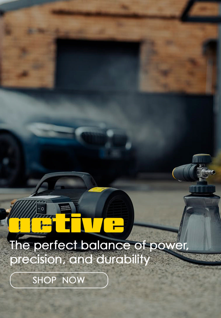 Active 2.3 pressure washer for car detailing featured on hero banner