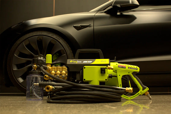 BigBoi pressure washer package for car detailing and cleaning