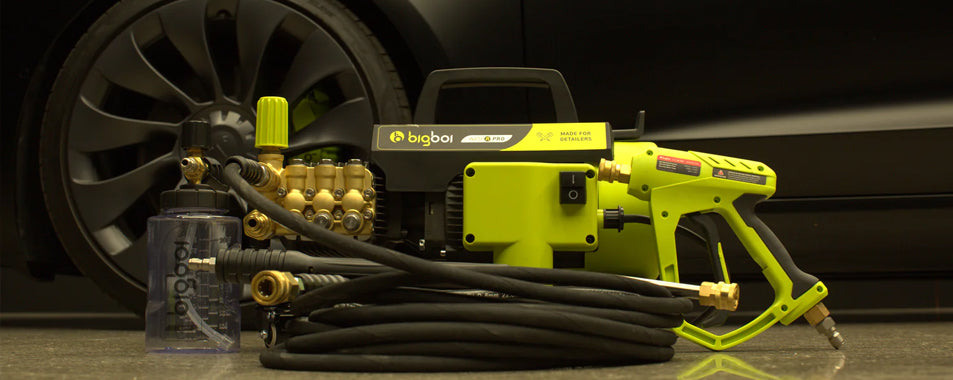 BigBoi pressure washer package for car detailing and cleaning