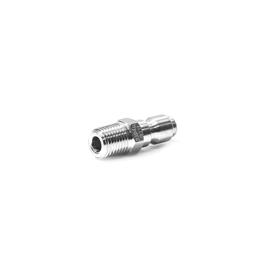 MTM 1/4" MPT x QC Stainless Plug