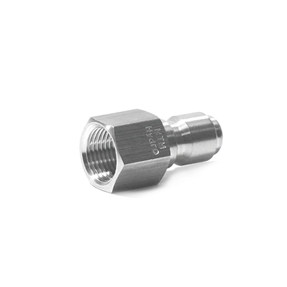 MTM 3/8" FPT x QC Stainless Plug