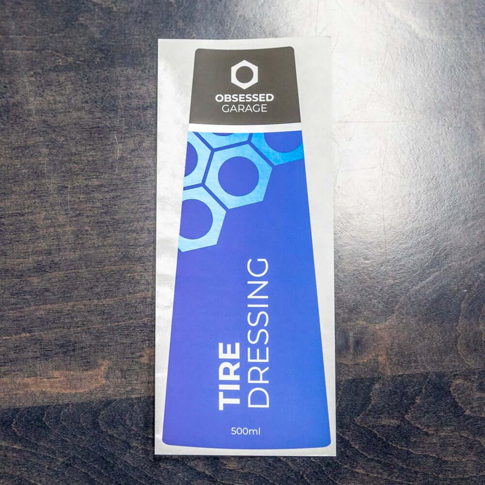 Pressol OG Tire Dressing Label