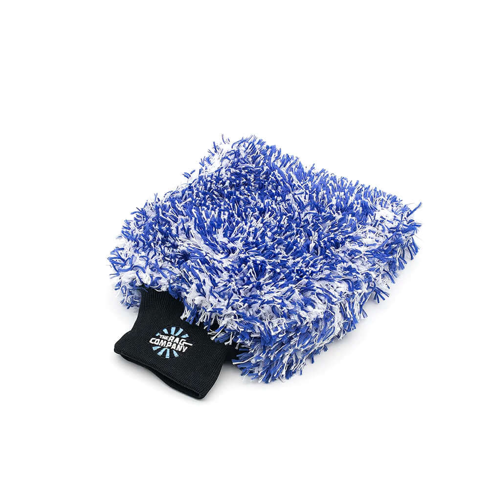 The Rag Company Cyclone Ultra Microfibre Wash Mitt Blue
