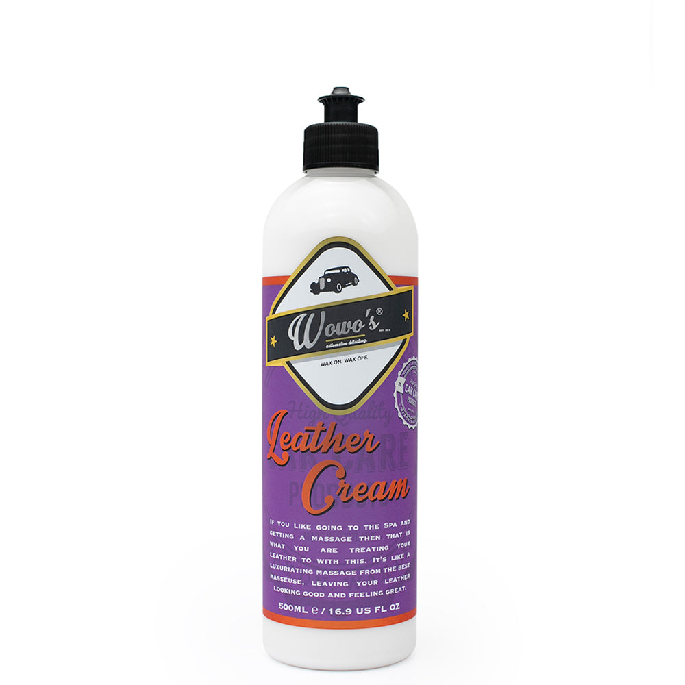 Waxed best sale leather cream